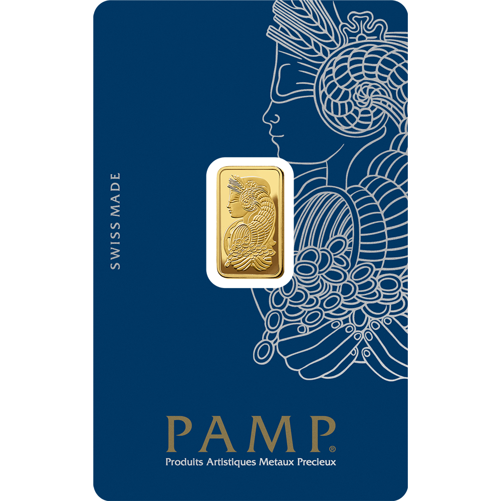 PAMP Fortuna Gold Minted Bar 2.5g