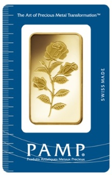 PAMP Rosa Gold Minted Bar 50g